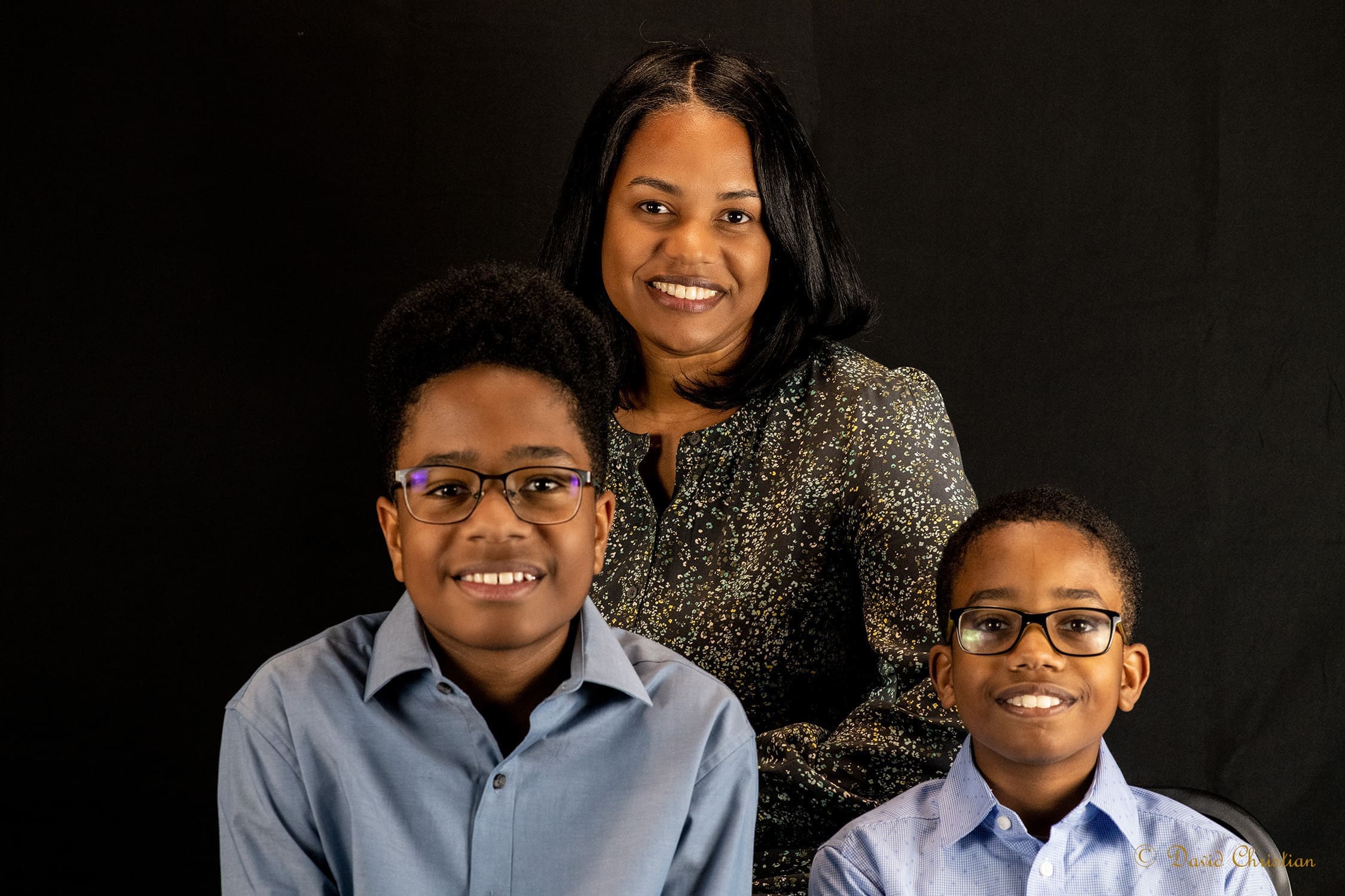 Beautiful Mother and Sons